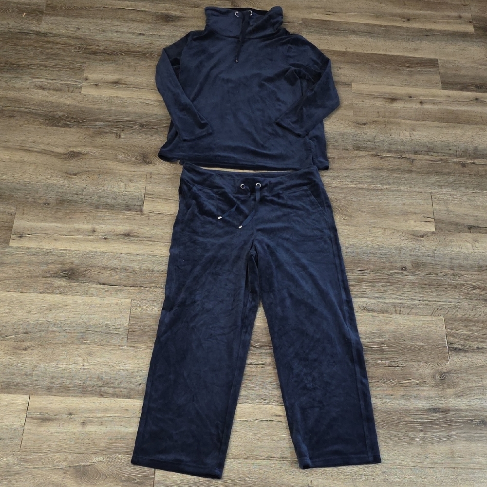 Appleseed's Navy Track Pants and Pullover Set